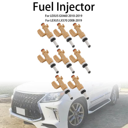 8PCS Fuel Injector 23250-0S020 for Toyota Tundra Sequoia (2008–2019)
