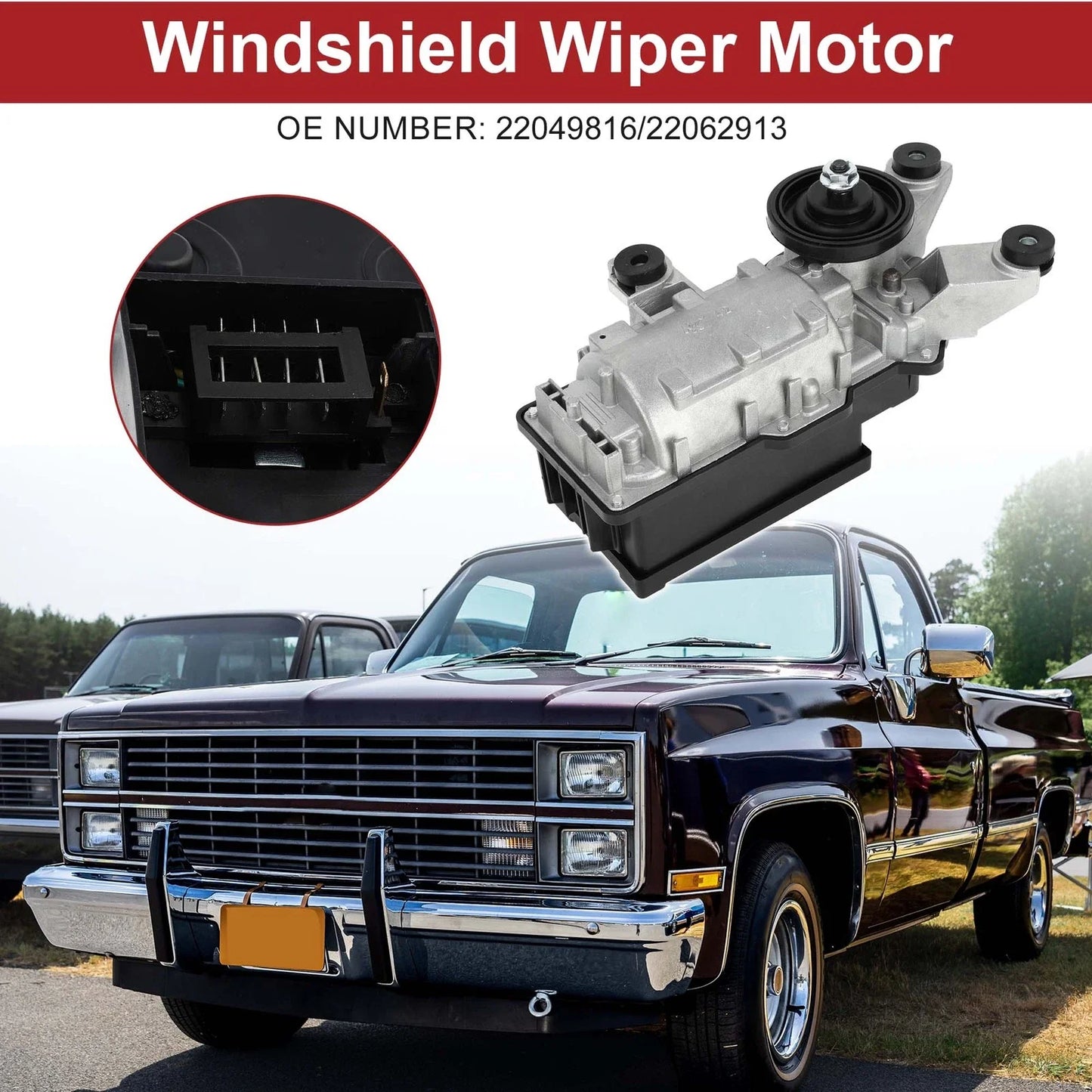 Windshield Wiper Motor for Buick Skyhawk (1984-1989)