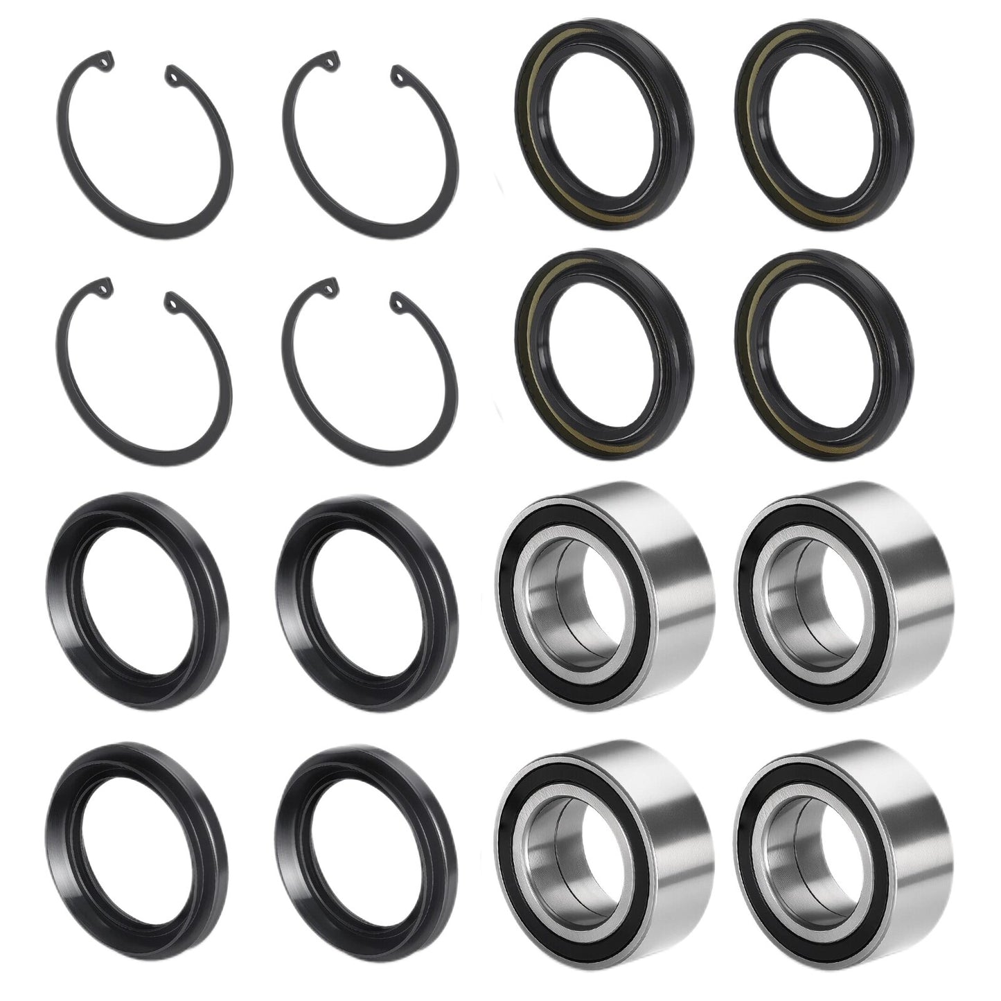 Set of 4 Rear Wheel Bearing Seals for Honda Rincon TRX650FGA (2004–2005)