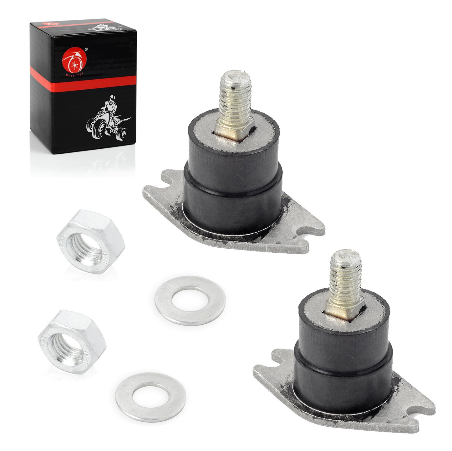 Set of 2 Rubber Motor Mounts for Johnson Evinrude (OMC)