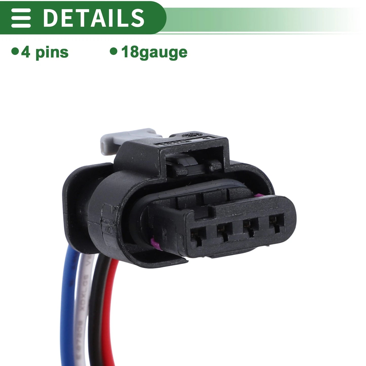 Set of 4 Pin Sensor Wiring Harnesses for Dodge Avenger (2011–2014) No. 05149141AF