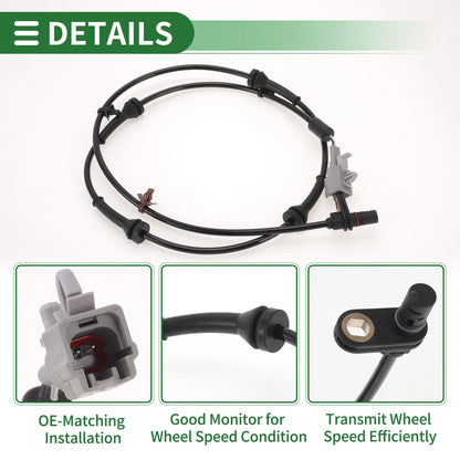 ABS Wheel Speed Sensor No. 47900JD000 for Nissan Qashqai (2007–2013)