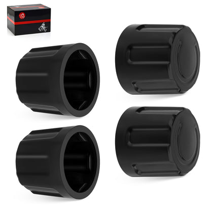 Set of 4 Center Hub Wheel Caps for Suzuki Quadsport (1980–1990)