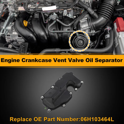 Engine Crankcase Vent Valve Oil Separator for Audi A3 (2006–2013) No. 06H103464L