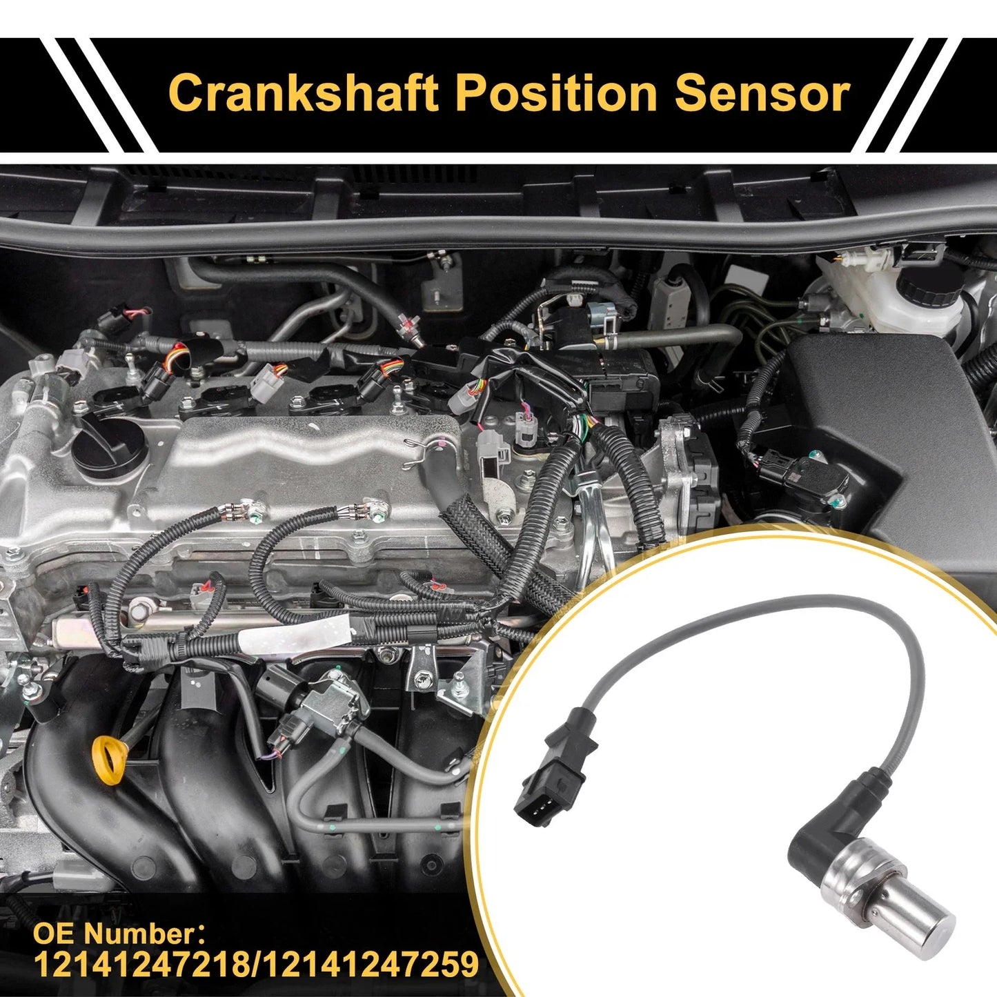 1 x Crankshaft Position Sensor for BMW E36 318is (1993-1995)