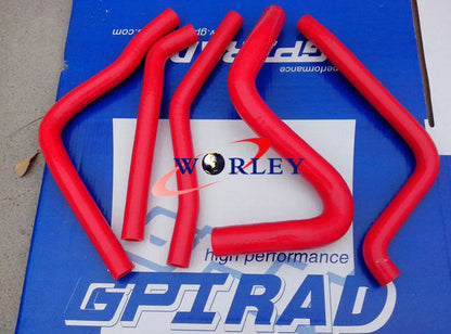 Blue Silicone Radiator Hose for Kawasaki KX250 (1990-1993)