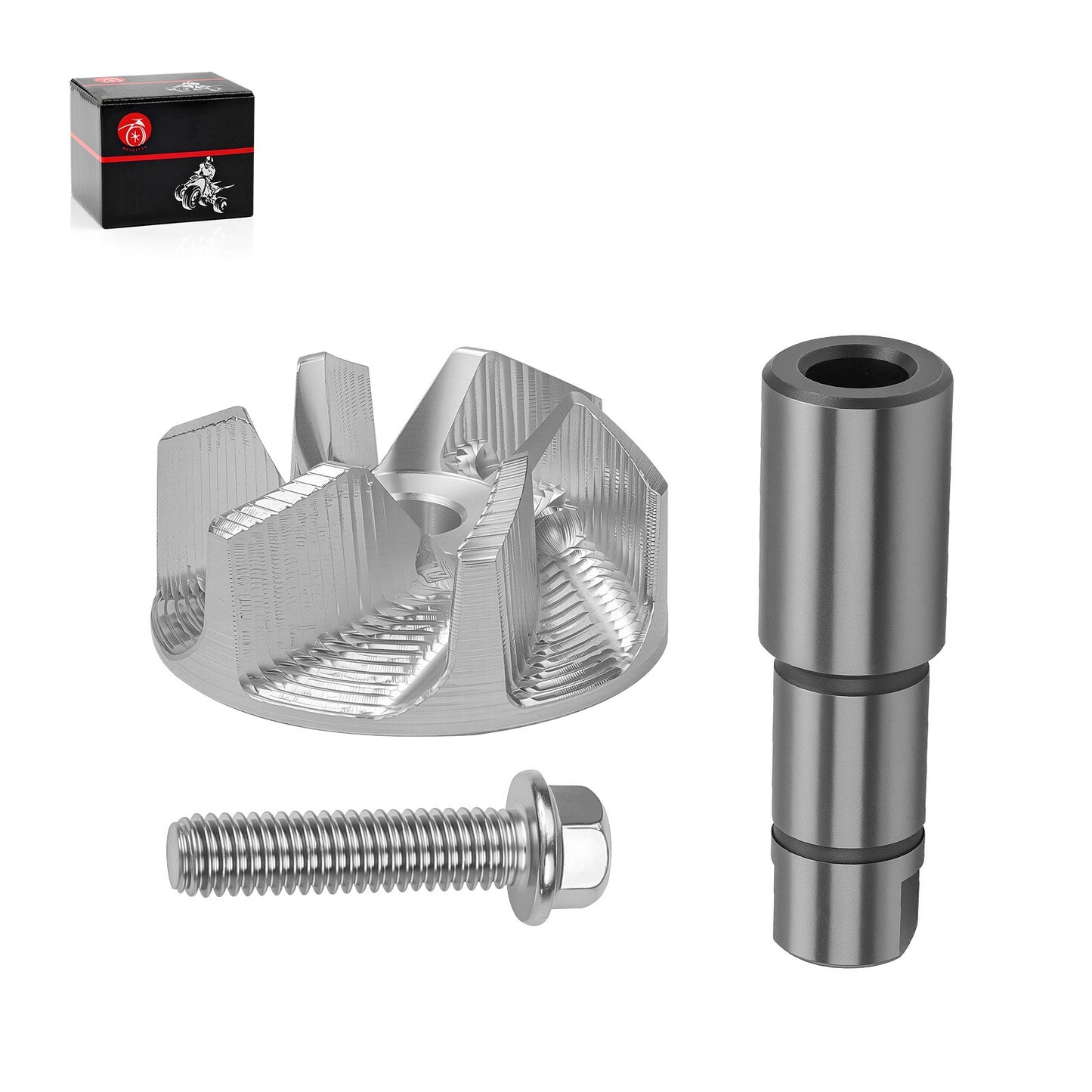 Water Pump Impeller with Shaft Gear Bolt for Kawasaki KX450 (2020–2024)