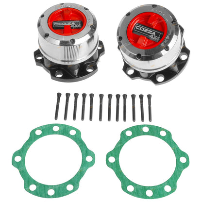 Set of 2 Free Wheel Locking Hubs for Toyota Landcruiser 70 75 80 (1990–1999)