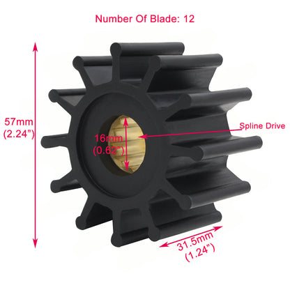 Raw Water Pump Repair Kit for Northern Lights (25-12004, 25-12057, 25-15405)