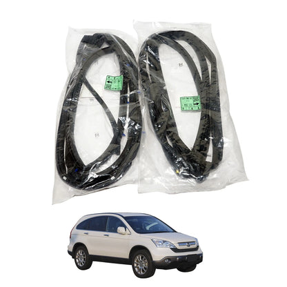 Set of 2 Rear Door Weatherstrip Rubber Seals for Honda CR-V (2007–2011)