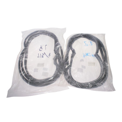Set of 4 Rear Door Weatherstrips for Mercedes Benz W115 (1968–1976)