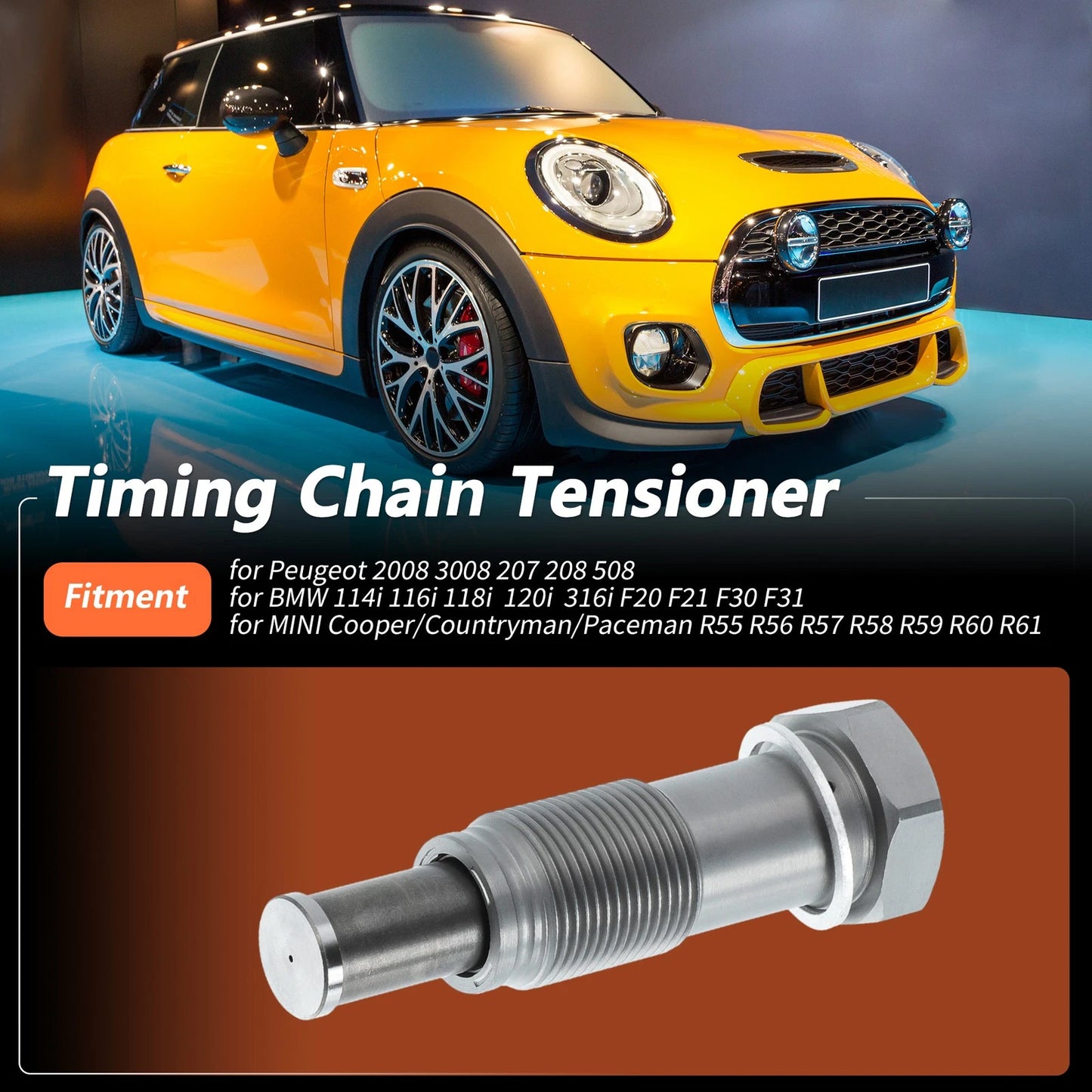 Timing Chain Tensioner for Mini Cooper R56 (2007–2015) 11317607551, 11314609482