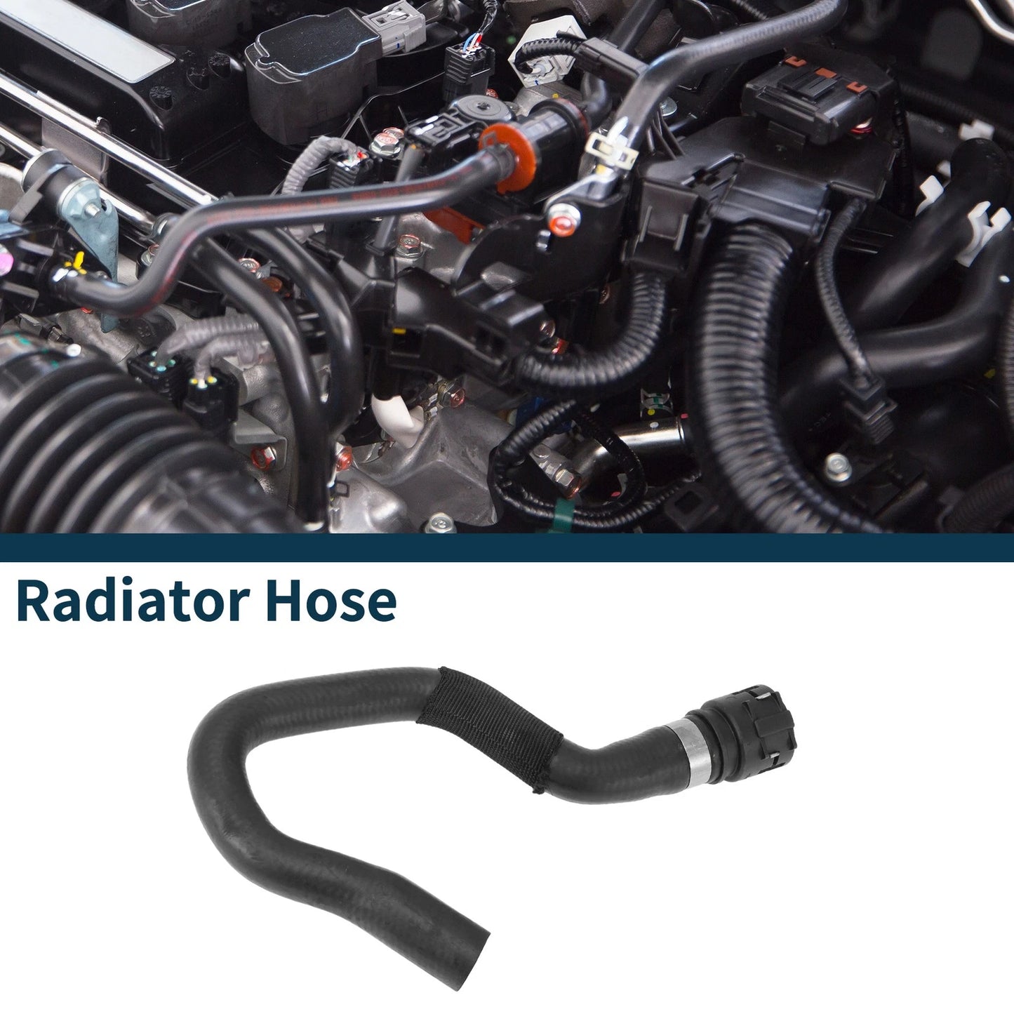 Radiator Hose Coolant Pipe for Audi A4 Quattro (2009–2016) No. 8K1819376J Rubber