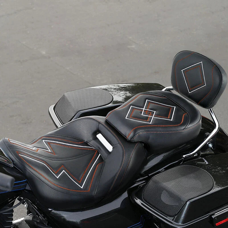 Seat Backrest Pad for Harley Touring Road King (2009 - 2023)