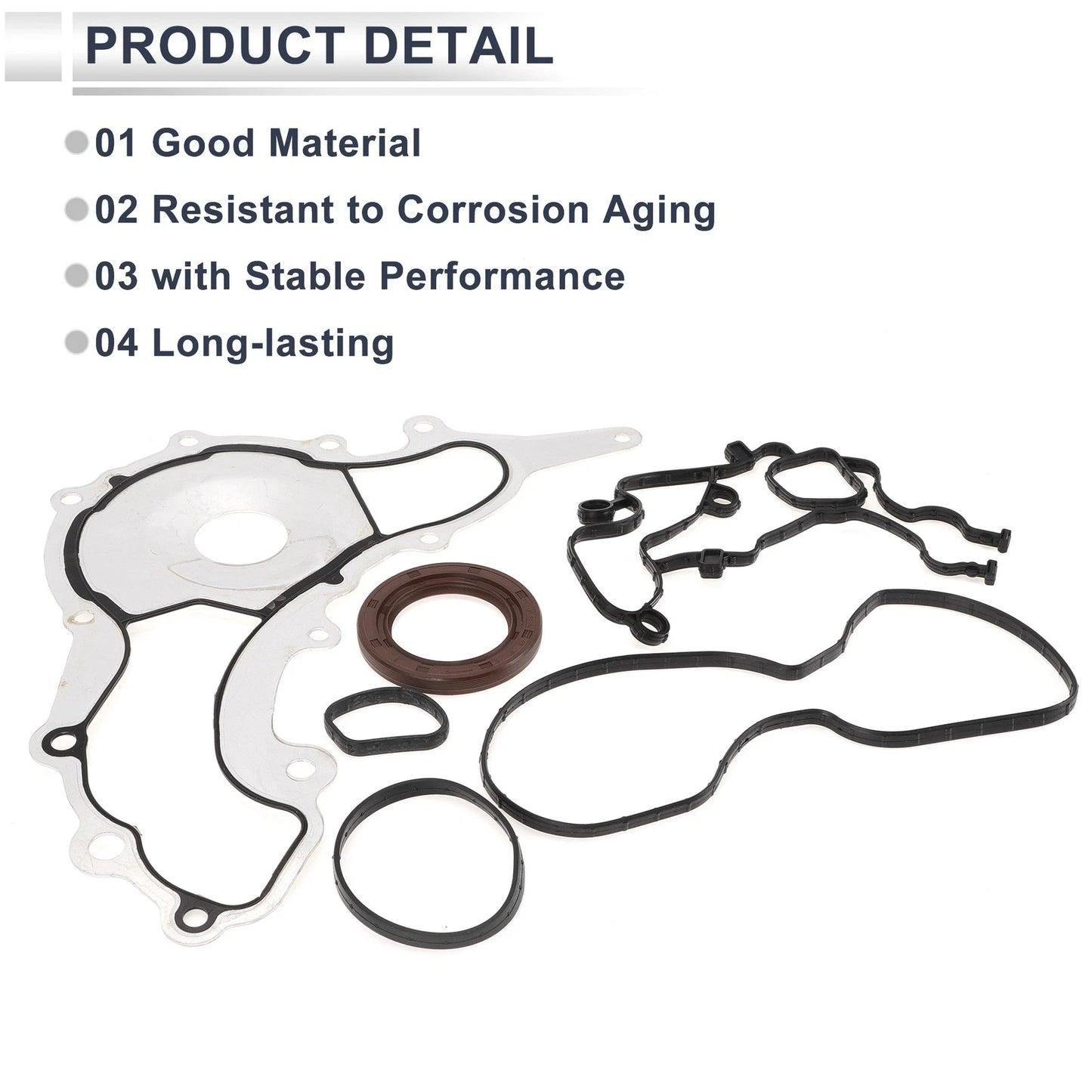 Engine Timing Cover Gasket Set TCS46162 for Jeep Wrangler (2012–2016)