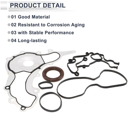 Engine Timing Cover Gasket Set TCS46162 for Jeep Wrangler (2012–2016)