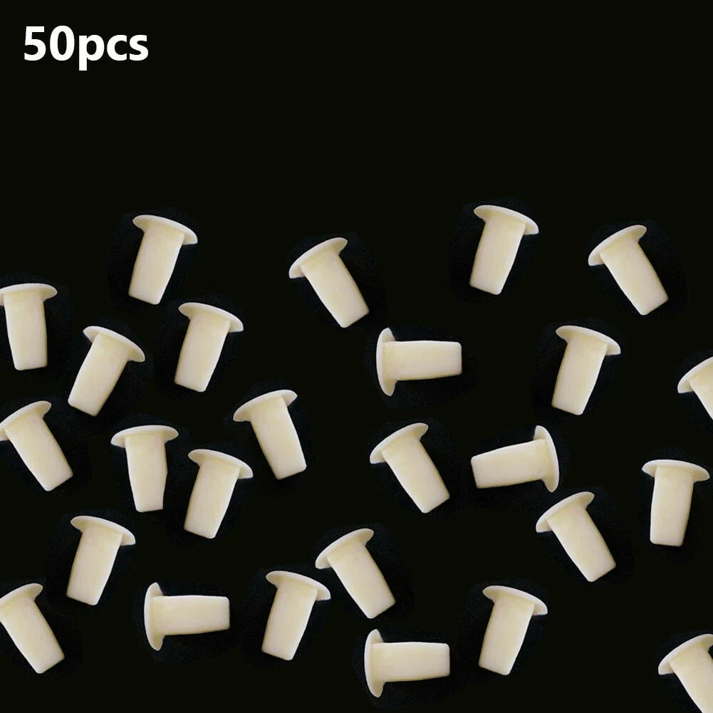 50 Pcs Nylon Nut-Screw Grommet Clip for Toyota / Mazda / Honda