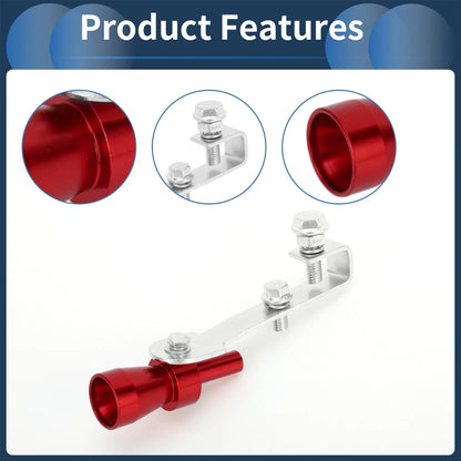 Turbo Sound Exhaust Muffler Pipe Whistle for Universal Fit (Set of 1)