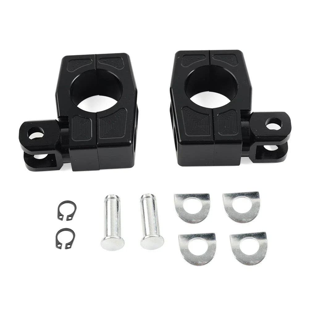 32MM Highway Crash Bar Mount Foot Peg Rest Clamp Bracket for Harley