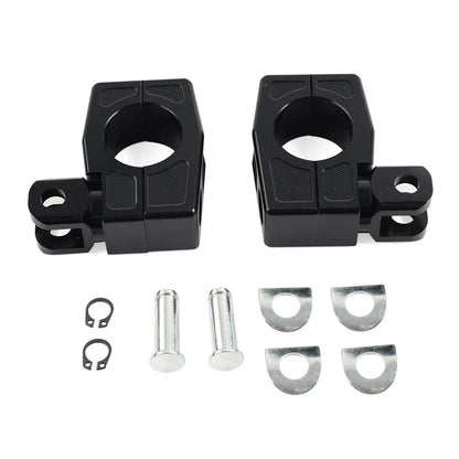 32MM Highway Crash Bar Mount Foot Peg Rest Clamp Bracket for Harley