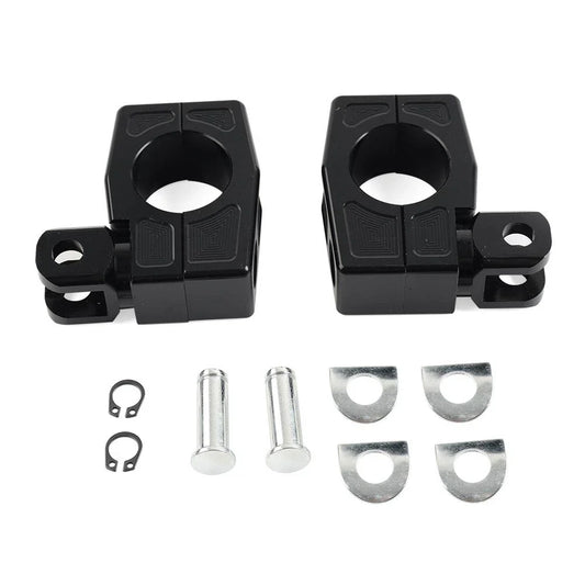 32MM Highway Crash Bar Mount Foot Peg Rest Clamp Bracket for Harley