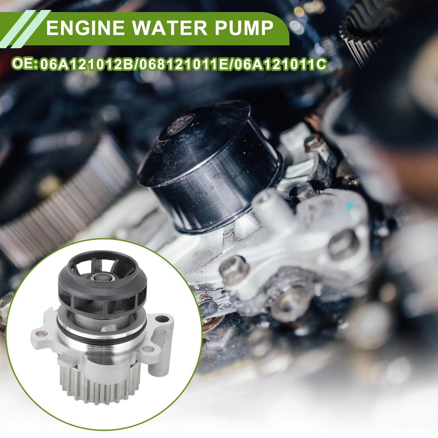 Engine Water Pump for Volkswagen Passat (2000–2005) No. 06A121012B