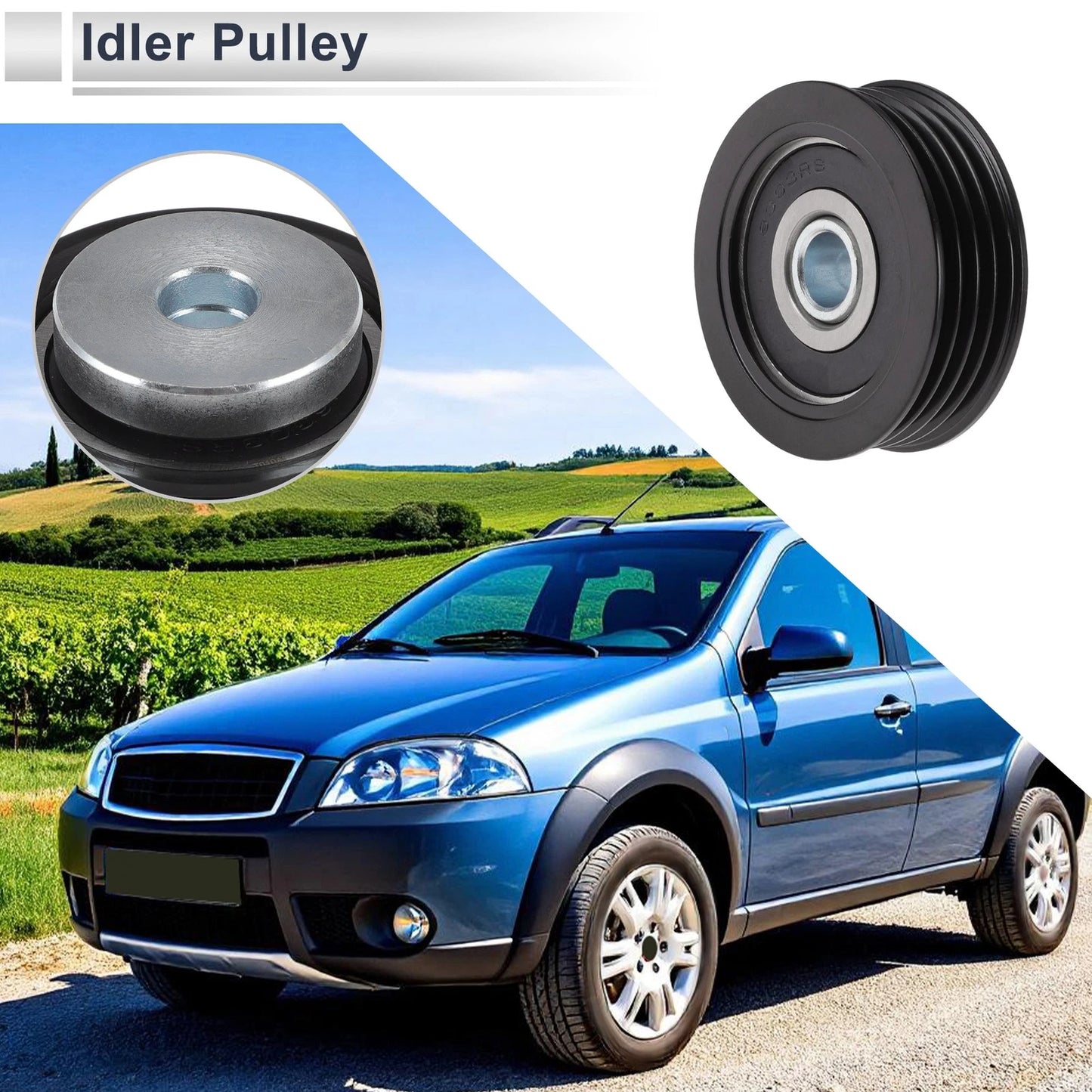 Drive Belt Idler Pulley for Suzuki Swift (2005–2022) No. 4916082A00