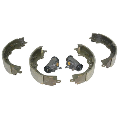 Set of 4 Rear Brake Shoes + 2 Wheel Cylinders for Hilux GGN15 KUN16 TGN16 (2005–2014)