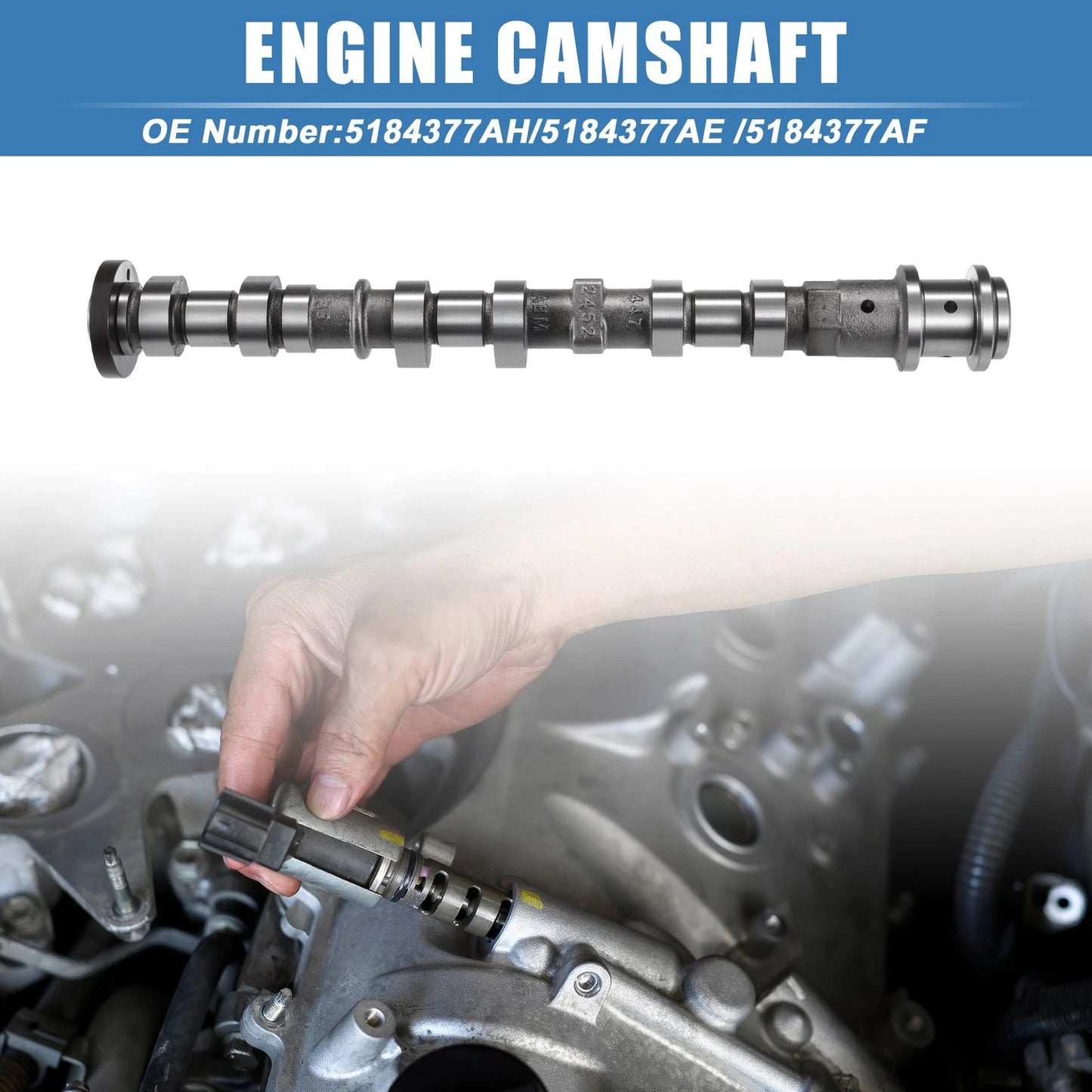 Exhaust Camshaft No. 5184377AH/5184377AE/5184377AF for Jeep Dodge Ram