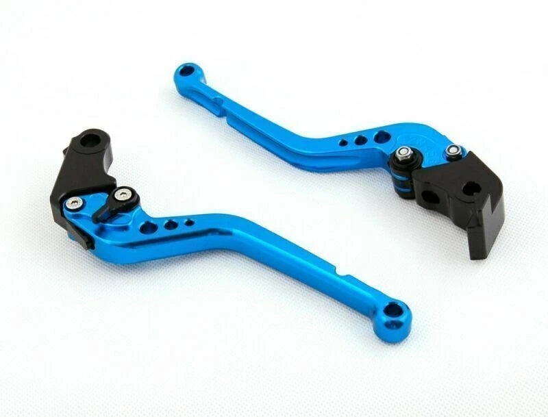 Long Clutch Brake Levers for BMW F800GS F800R F800GT F800ST (2008–2017) Blue