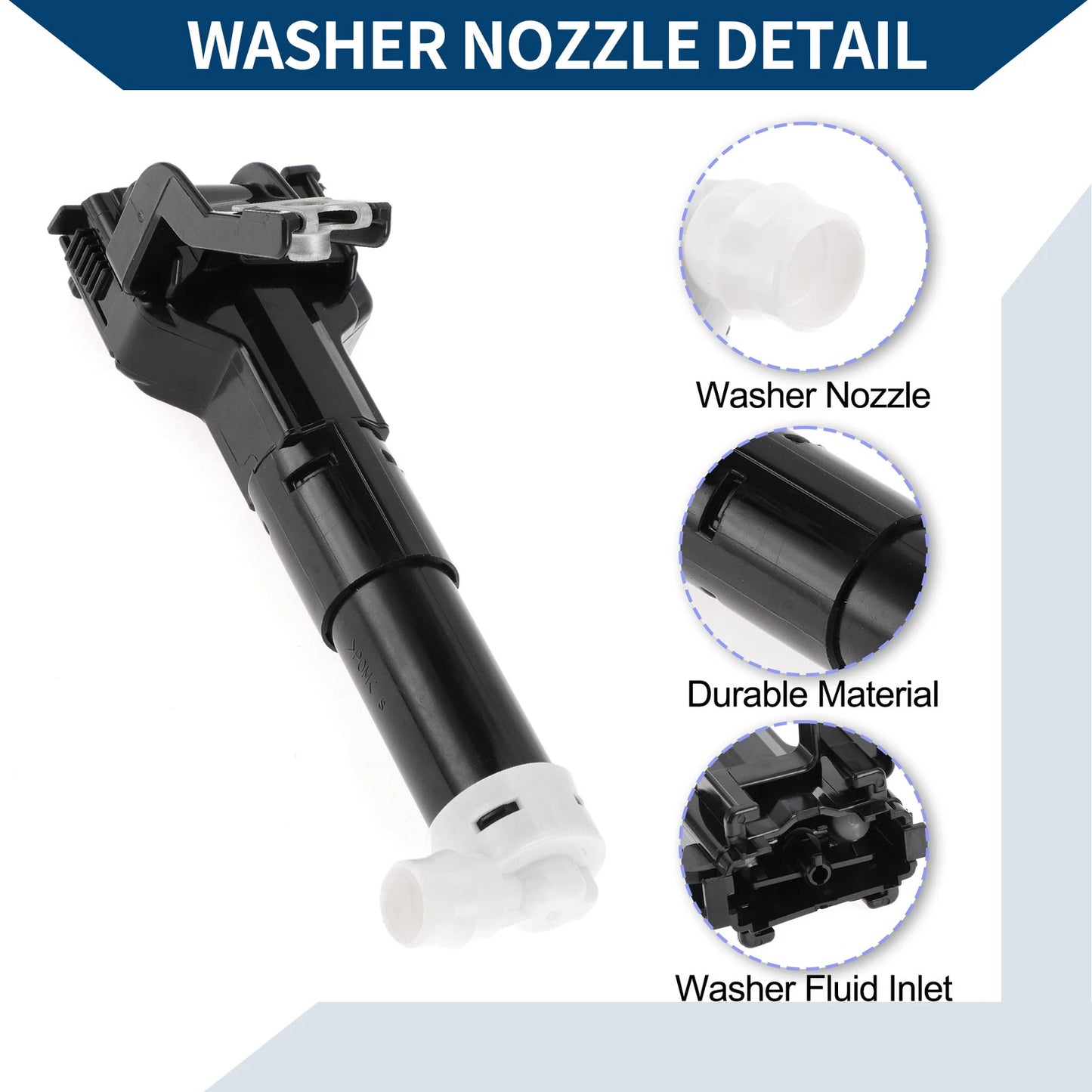 Front Passenger Headlight Washer Nozzle for Toyota Land Cruiser (No. 8520760060)