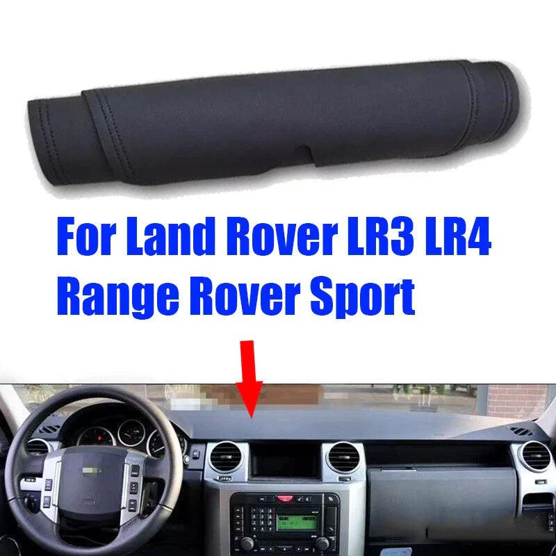 Leather Dashboard Dash Protector Mat for Land Rover LR3 LR4 Range Rover Sport