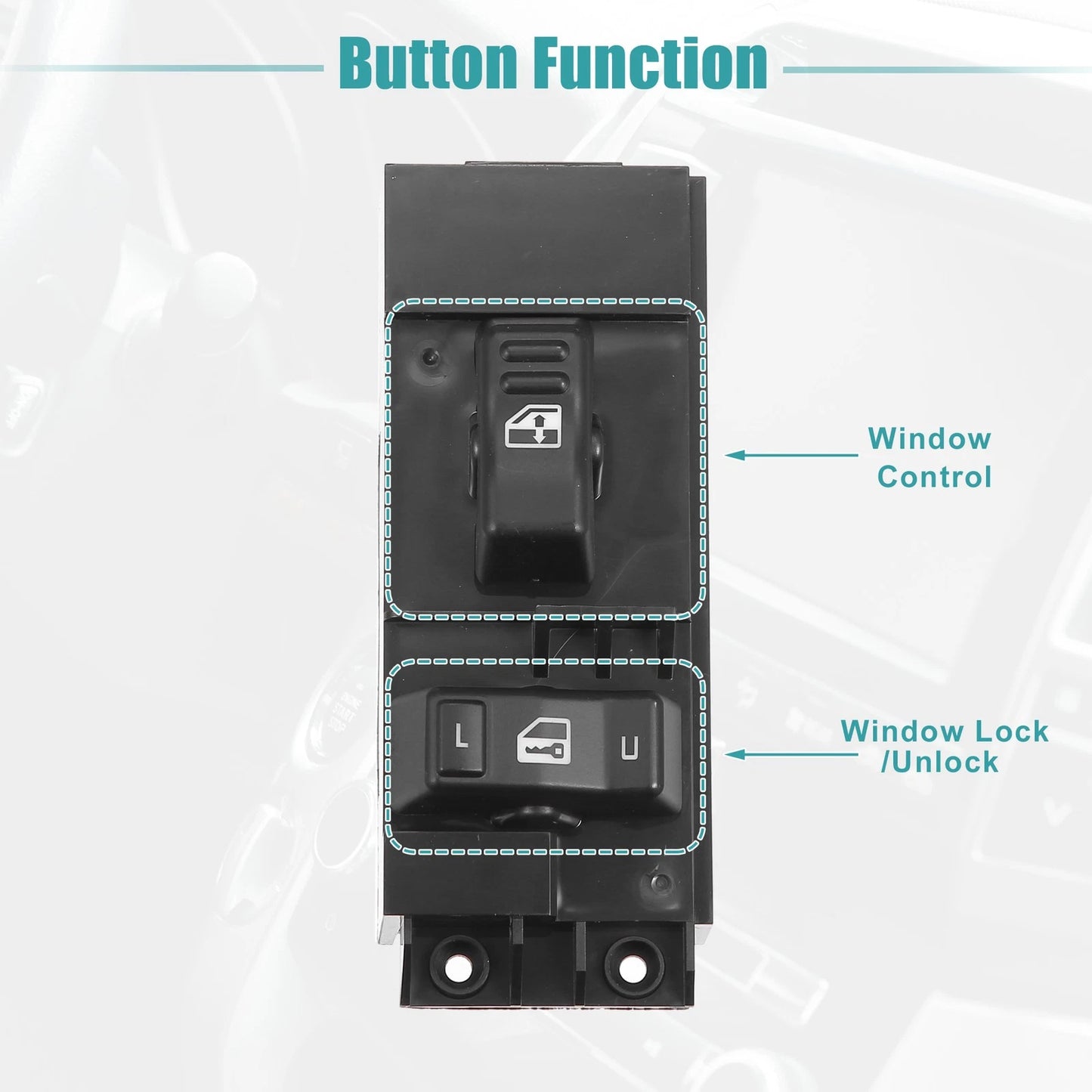 Power Window Switch for Chevy Silverado 1500 2500 (2000–2002)