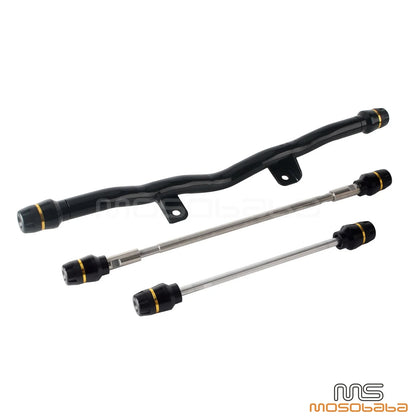Highway Peg Crash Bar Axle Fork Slider for Harley Sportster (2004-2023)