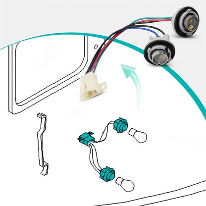 Brake Light Socket Wire Harness for 2000-2004 Subaru Legacy Outback