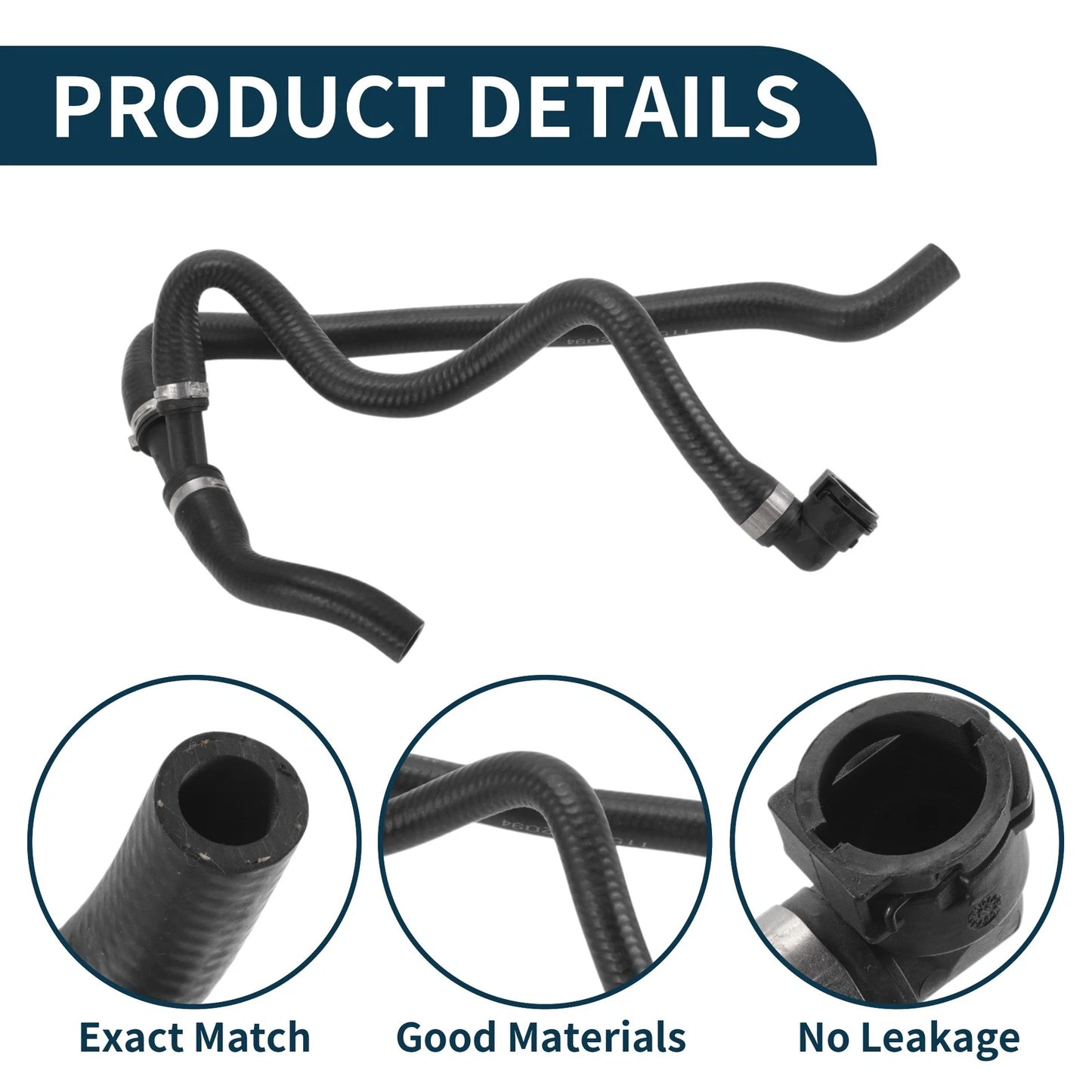 Radiator Hose No. 11537592094 for X3 (2010–2012) Cooling Liquid Tube