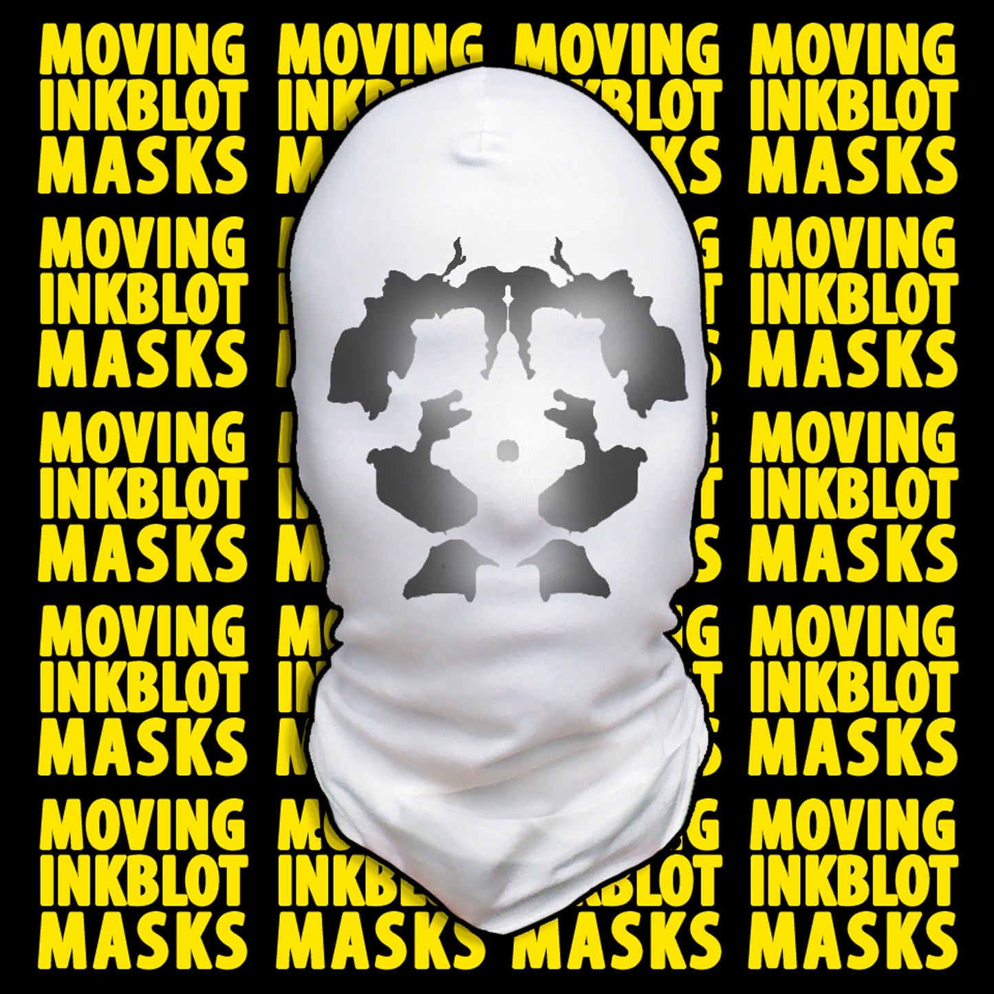 Rorschach Moving Inkblot Mask for Kids (Halloween Costume)