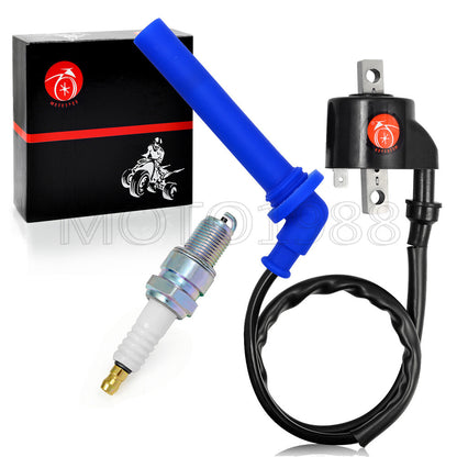 Ignition Coil & Spark Plug for Polaris ATV Predator 500 (2003–2007)