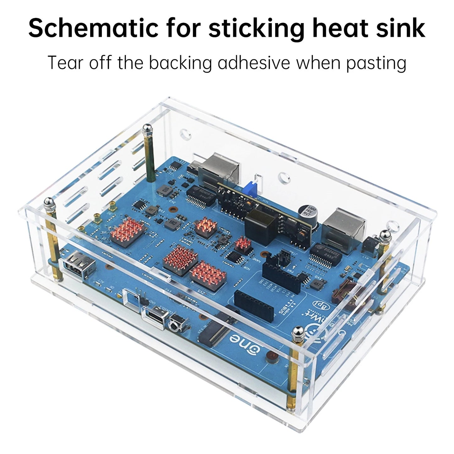 Copper Heat Sink for Banana Pi OpenWrt (2015–2023)