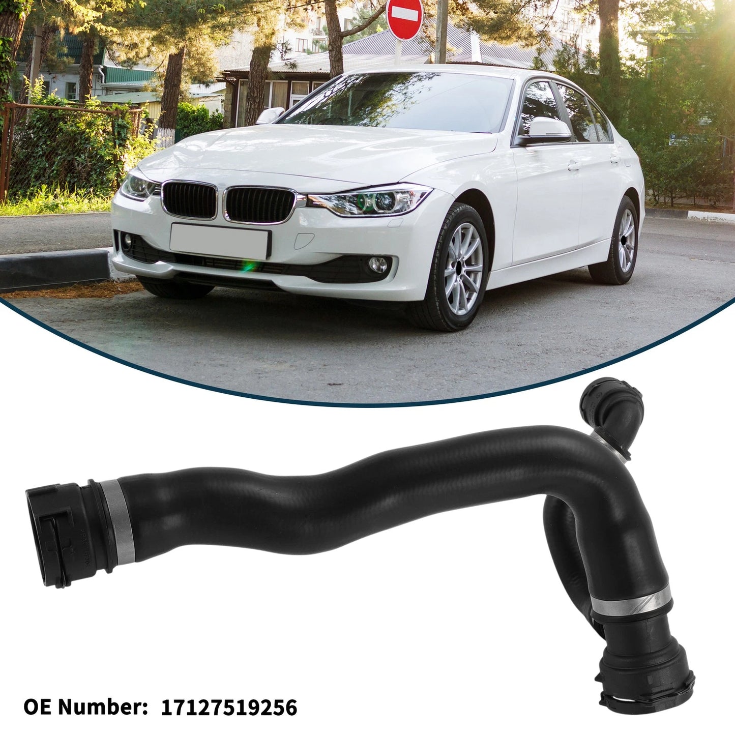 Radiator Hose No.17127519256 for BMW 525i (2004–2005) Upper Hose