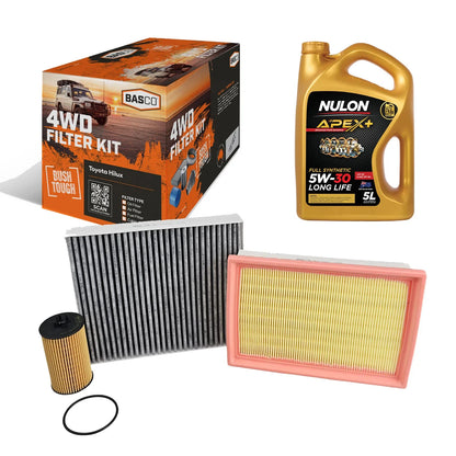 Air Cabin Filter Kit + Oil for Holden Barina TM (2011–2019)