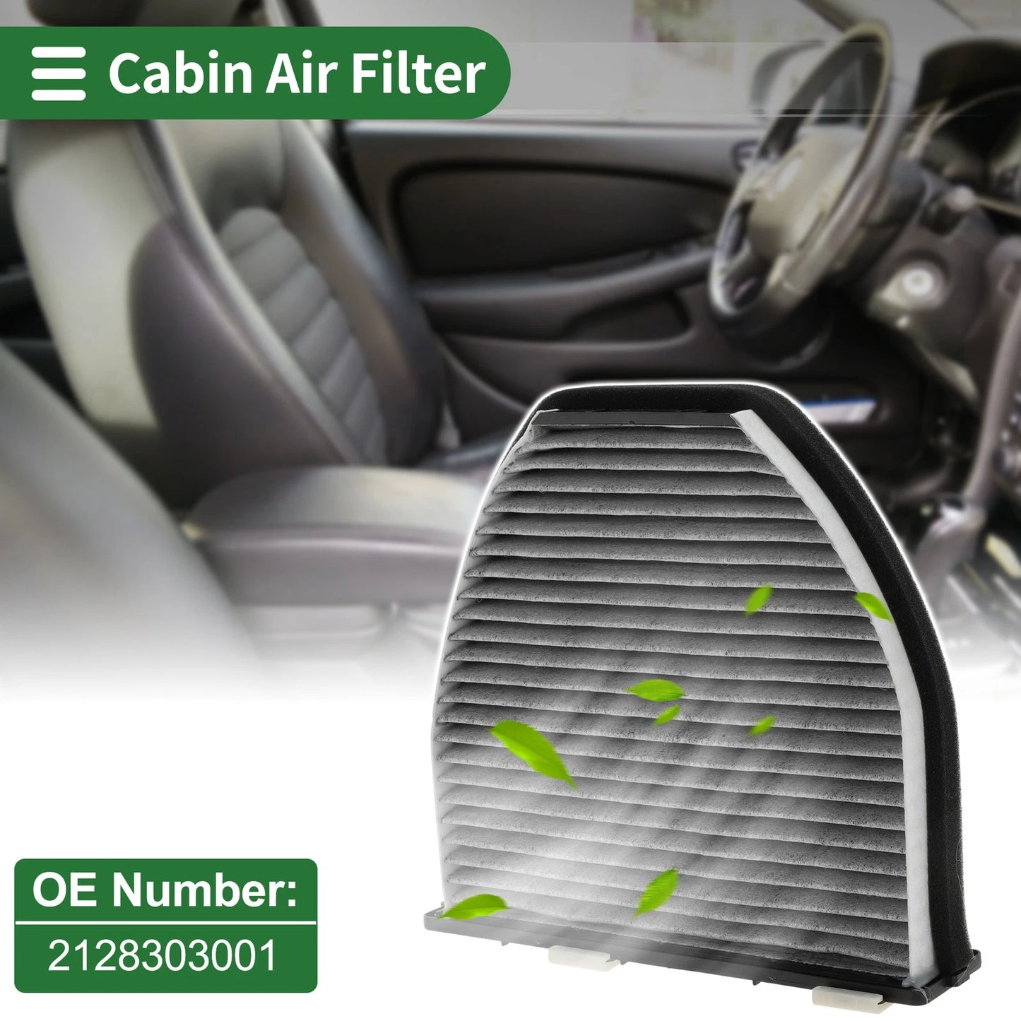 Cabin Air Filter for Mercedes-Benz AMG GT (C190) (2015–2021) No.2128303001