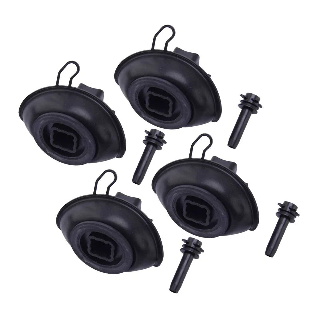 4 x Carburetor Vacuum Piston Diaphragms for Honda XRV750 Africa Twin (1990-2003)