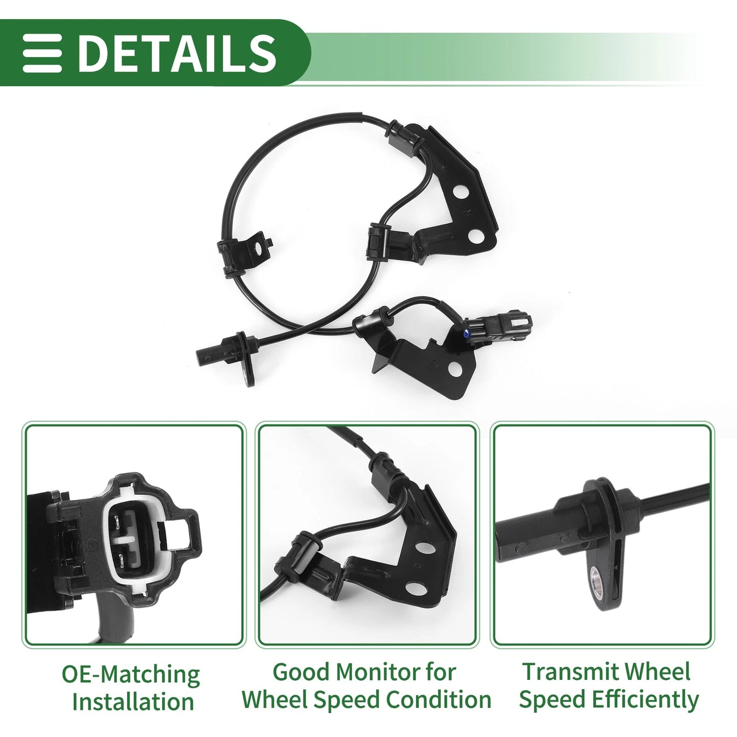 ABS Wheel Speed Sensor No. 956812W500 for Hyundai Santa Fe (2015)