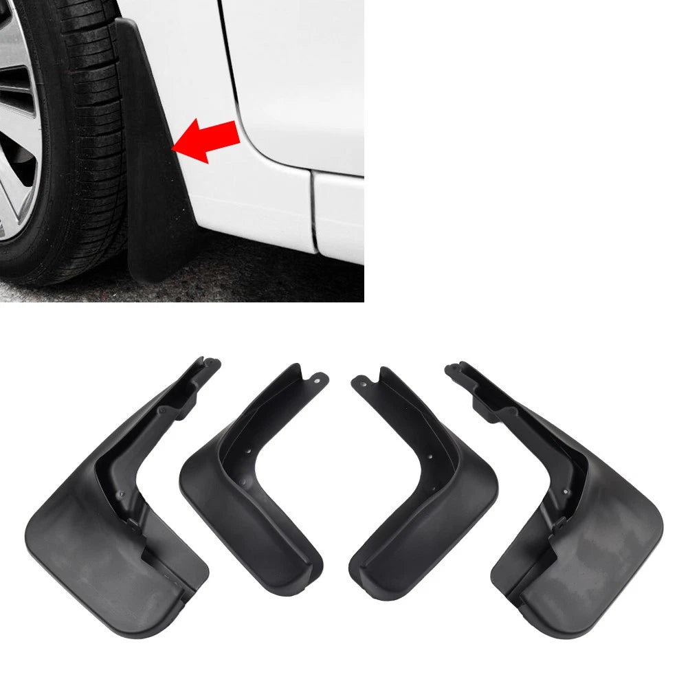 Set of 4 Mud Flaps Splash Guards for Ford Fusion (2013–2019)