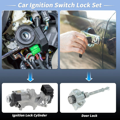 Ignition Lock Cylinder Set for Honda Civic (2012-2015)