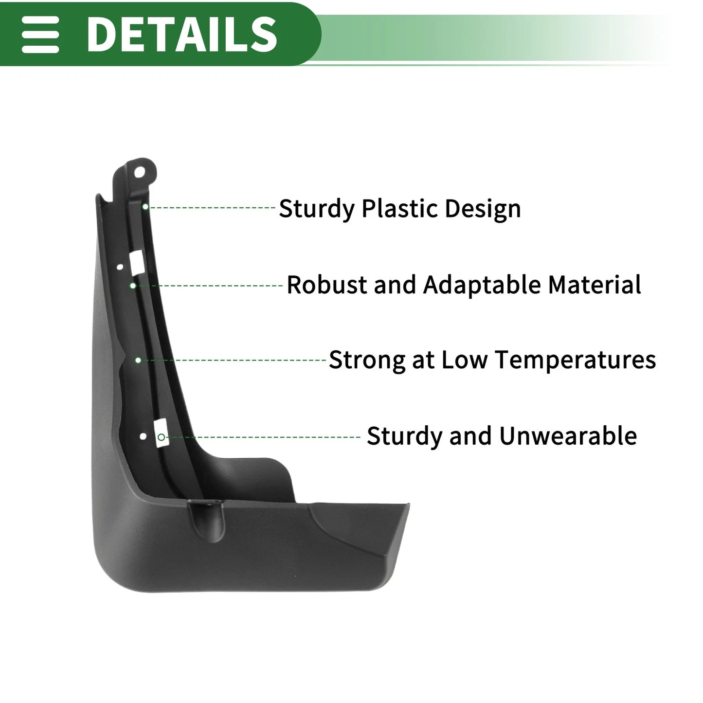 Mud Flaps Splash Guards Set of 4 for Honda HR-V (2022–2024)