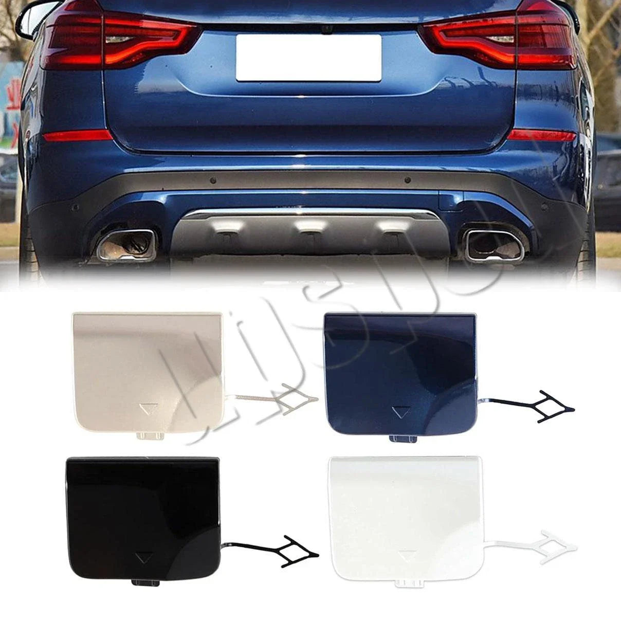 Rear Bumper Tow Hook Eye Cover Cap for BMW X3 (2018–2020)