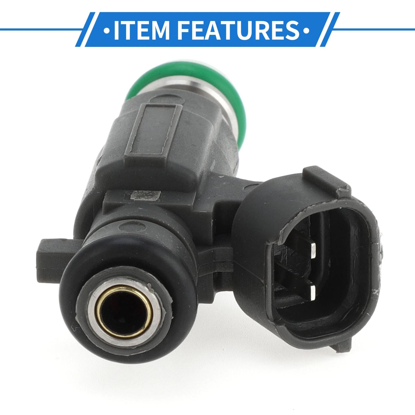 Fuel Injector No. 16600-AE060 for Nissan Altima SE (2002–2004) 1 Pc Deep Gray