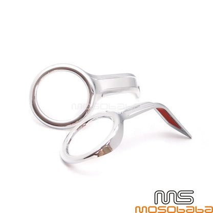2.5" Chrome Fog Light Trim Ring for Honda Goldwing F6B GL1800 (2013-2017)